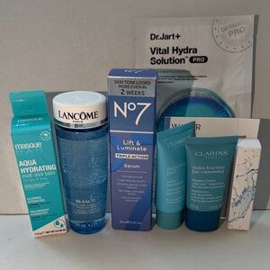 Set 16 Luxury Deep Hydration Blue Box Lancôme, Clarins, Dr. Jart+, Watier